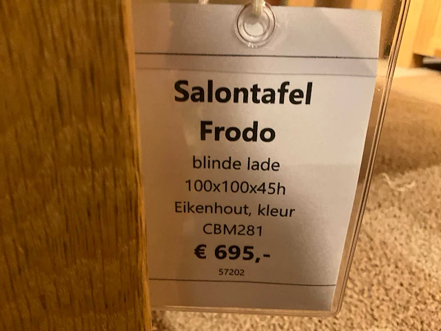 Frodo eiken salontafel - afbeelding 7 van  7