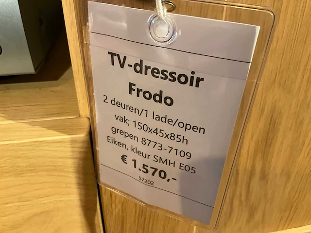 Frodo eiken tv-dressoir - afbeelding 2 van  10