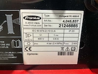 Fronius - 2010 - magicwave 4000 job g/f - lasapparaat - afbeelding 7 van  8