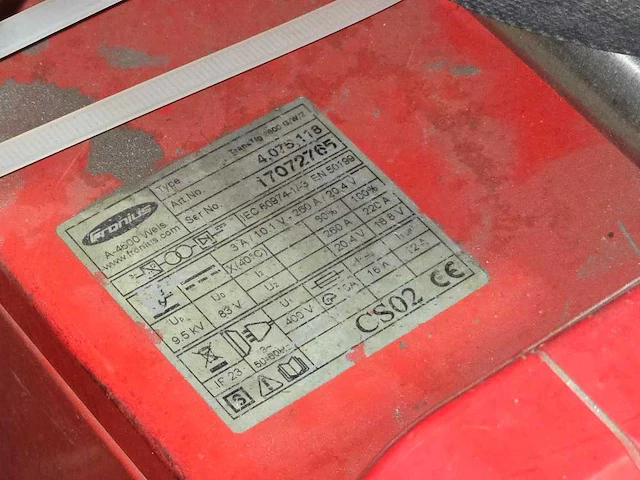 Fronius - transtig 2600 - tig-lasmachine - afbeelding 2 van  10