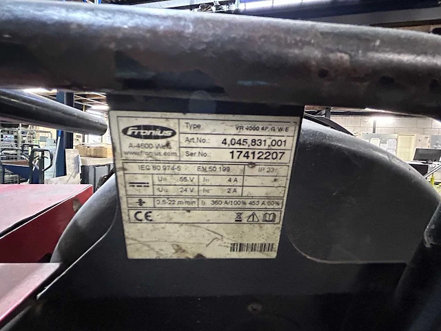 Fronius - vr 4000 4p/g/w/e - mig lasapparaat - afbeelding 11 van  14