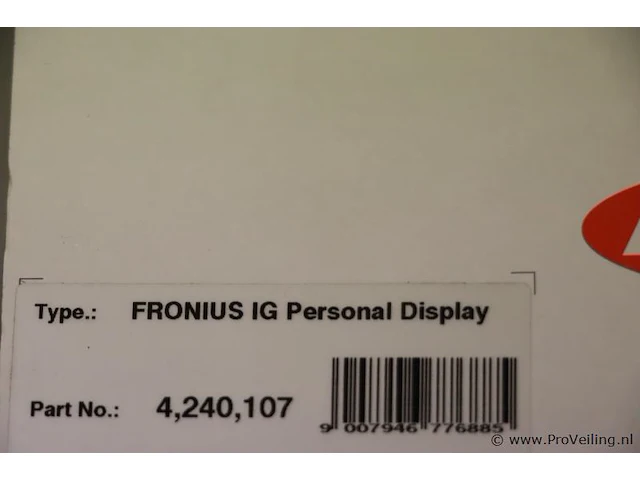 Fronius ig personal display | nieuw in doos - afbeelding 3 van  3
