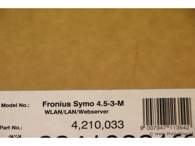 Fronius inverter/omvormer model symo 4.5-3-m | wlan/lan/webserver | nieuw in doos - afbeelding 4 van  4