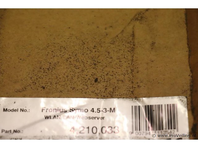 Fronius inverter/omvormer model symo 4.5-3-m | wlan/lan/webserver | nieuw in doos - afbeelding 4 van  4