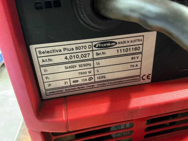 Fronius selectiva plus 6070d acculader - afbeelding 7 van  7