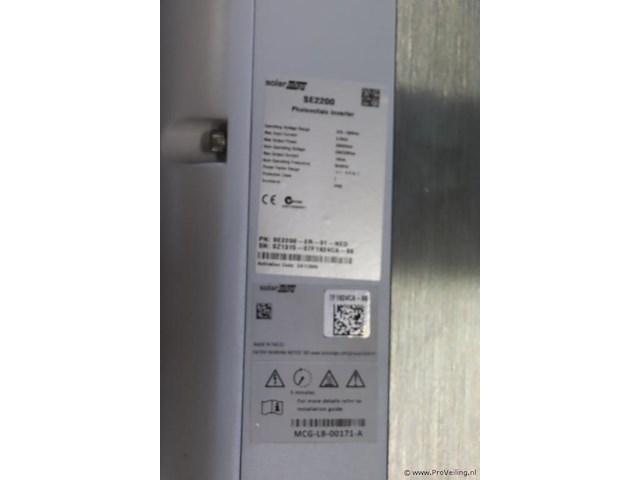 Fronius & solaredge inverters | model ig 40 - se17k & se2200 - afbeelding 3 van  9