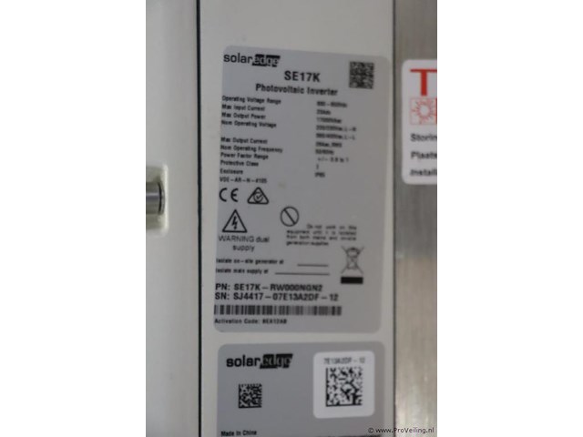 Fronius & solaredge inverters | model ig 40 - se17k & se2200 - afbeelding 5 van  9