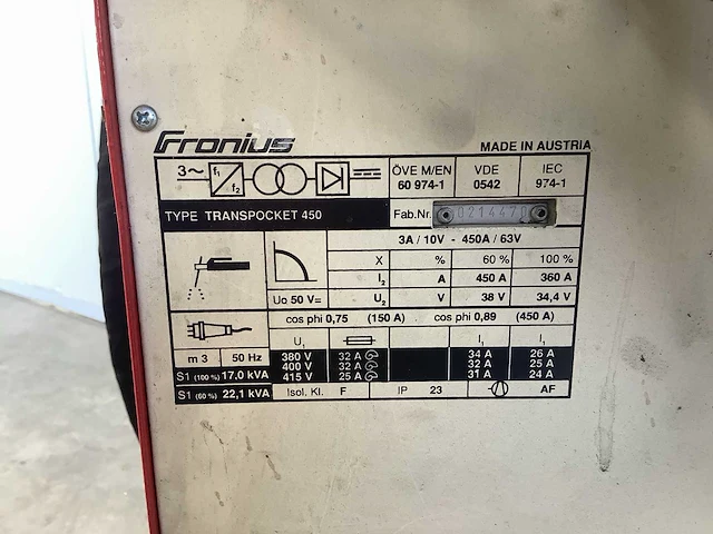 Fronius tps450 lasapparaat - afbeelding 7 van  7