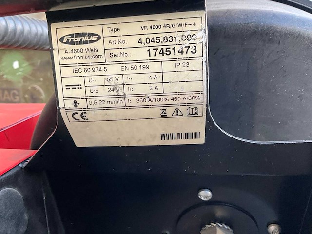 Fronius transpuls synergic 4000 mig/mag lasmachine - afbeelding 6 van  17