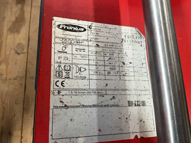 Fronius transsteel 2200 lasmachine - afbeelding 5 van  5