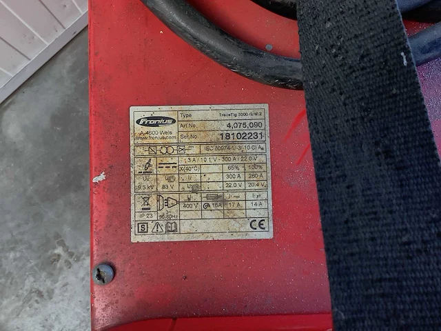 Fronius transtig 3000 lasmachine - afbeelding 6 van  6