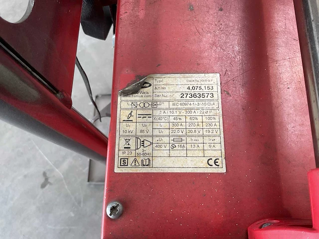 Fronius transtig 3000 lasmachine - afbeelding 2 van  10