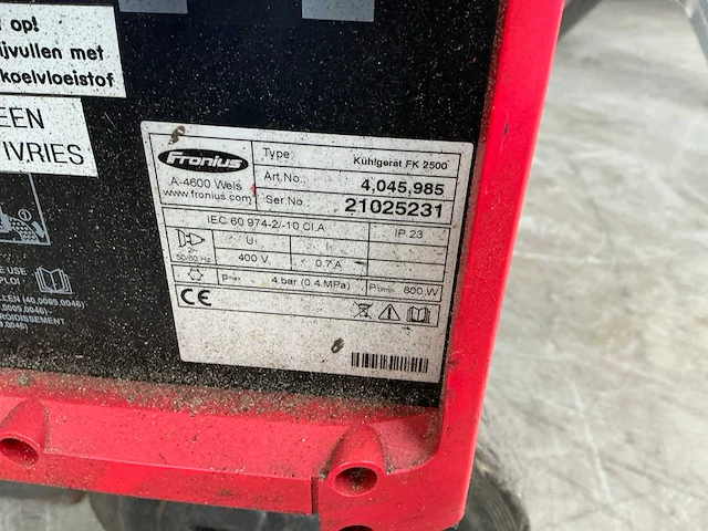 Fronius transtig 3000 tig-lasmachine - afbeelding 5 van  9