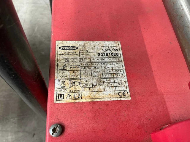 Fronius transtig 3000 tig-lasmachine - afbeelding 7 van  7