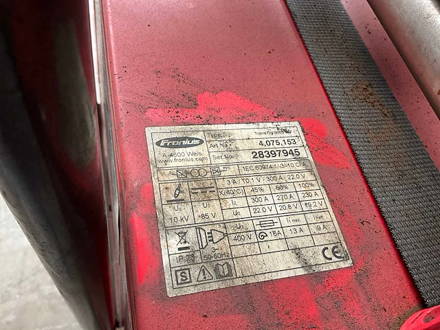Fronius transtig fk 3000 g/f tig-lasmachine - afbeelding 2 van  10