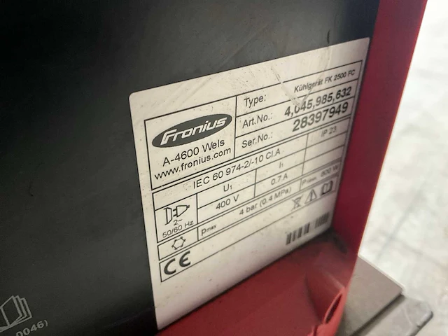 Fronius transtig fk 3000 g/f tig-lasmachine - afbeelding 10 van  10