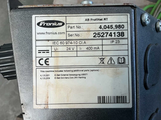 Fronius vr 1500 4r/w/e roboter lasrobot toebehoren - afbeelding 3 van  11