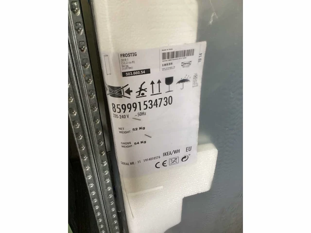 Frostig inbouw koelkast - afbeelding 8 van  8