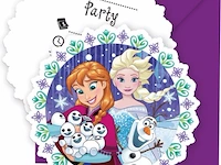 Frozen feestuitnodigingen 24 sets a 6 st e032 - afbeelding 1 van  3