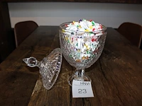 Fruit/bonbonschaal, hoogte 32 cm. - afbeelding 2 van  2