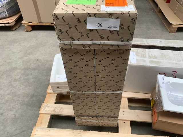 Fsb ergo 700mm opklapbare wandsteun - afbeelding 2 van  3