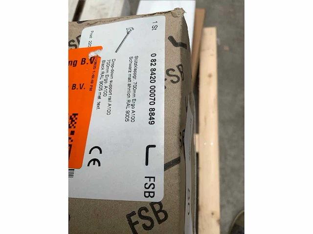 Fsb ergo 700mm opklapbare wandsteun - afbeelding 3 van  3