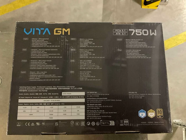 Fsp vita gm 750w - afbeelding 2 van  2
