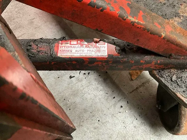 Fuchs ts3000 hand hydraulische garagekrik - afbeelding 3 van  6