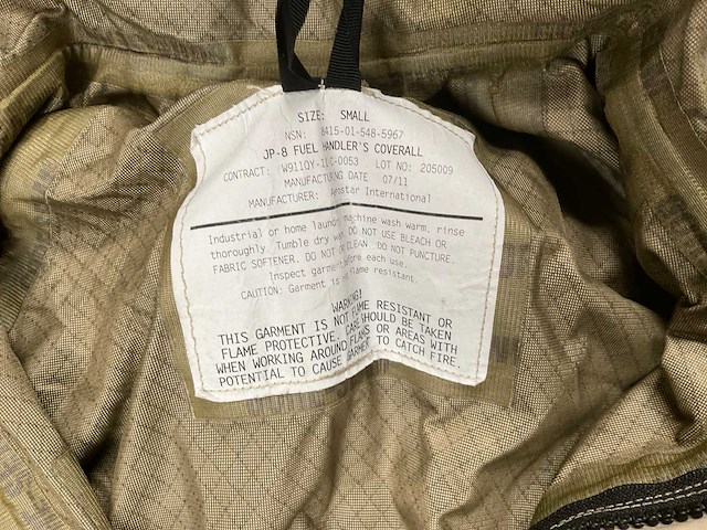 Fuel handler’s coverall - afbeelding 3 van  5