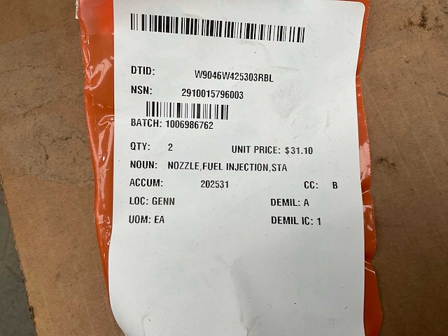 Fuel injection nozzle (2x) - afbeelding 4 van  5