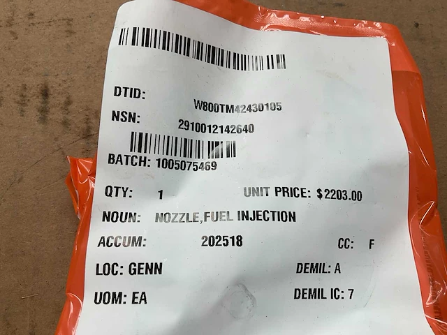Fuel injection nozzle - afbeelding 6 van  6
