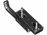 Fuhr deurklink 982 din links zilver geanodiseerd lm.23mm ronde staaf 10mm - afbeelding 3 van  3