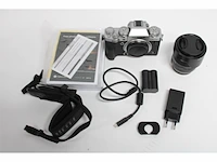 Fujifilm digital x-t4 systeemcamera x-trans cmos 4 sensor7,6 cm touch lcd met xf18-55mm f2.8-4 r lm ois lens kit, zilver - afbeelding 4 van  4