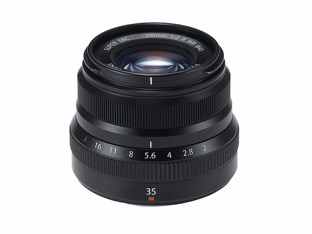Fujifilm fujinon xf35mm f2.0 r wr milc standard lens zwart - afbeelding 1 van  2