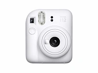 Fujifilm instax mini 12 - instant camera - clay white - afbeelding 1 van  2