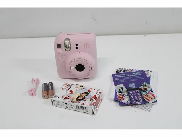 Fujifilm instax mini 12tm instant camera blossom pink - afbeelding 2 van  2