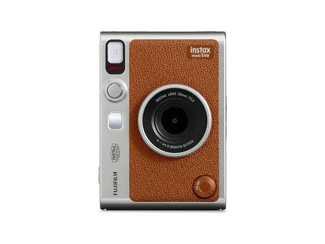 Fujifilm instax mini evo - instant camera - bruin - afbeelding 1 van  2