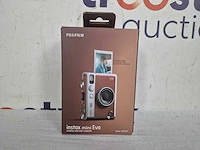 Fujifilm instax mini evo - instant camera - bruin - afbeelding 2 van  2