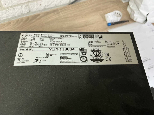 Fujitsu - esprimo p520 - desktop - afbeelding 4 van  4