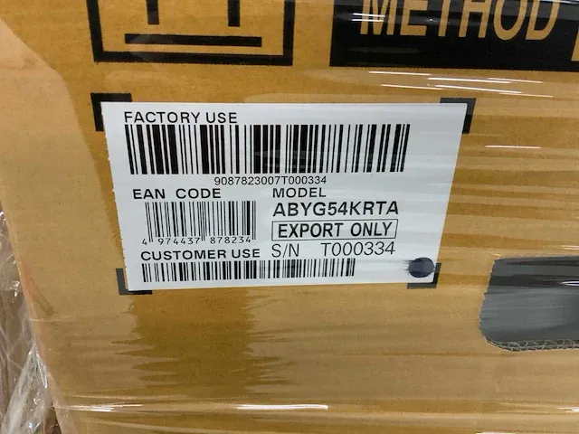 Fujitsu abyg54krta plafond unit (3x) - afbeelding 3 van  4