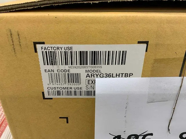 Fujitsu aryg36lhtbp duct type inverter binnen unit - afbeelding 5 van  5