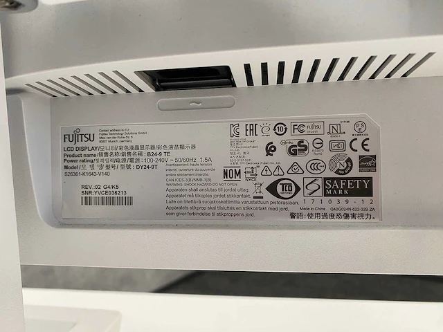 Fujitsu dy24-9t - 24" lcd monitoren met ergotron dubbele monitorarm - afbeelding 3 van  15