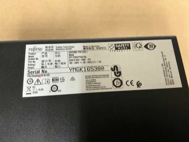 Fujitsu esprimo p557/e85+ - i5-7400 computersysteem - afbeelding 6 van  7