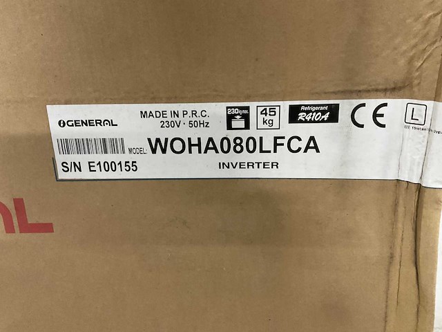 Fujitsu general - woha080lfca - nieuwe lucht-water warmtepomp - afbeelding 5 van  6