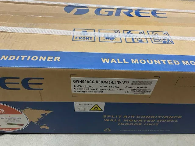 Fujitsu / gree aoyg18lac2/gwh09acc/gwh09aec airconditioning - afbeelding 3 van  5