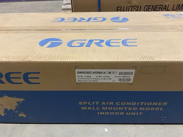 Fujitsu / gree aoyg18lac2/gwh09acc/gwh09aec airconditioning - afbeelding 4 van  5