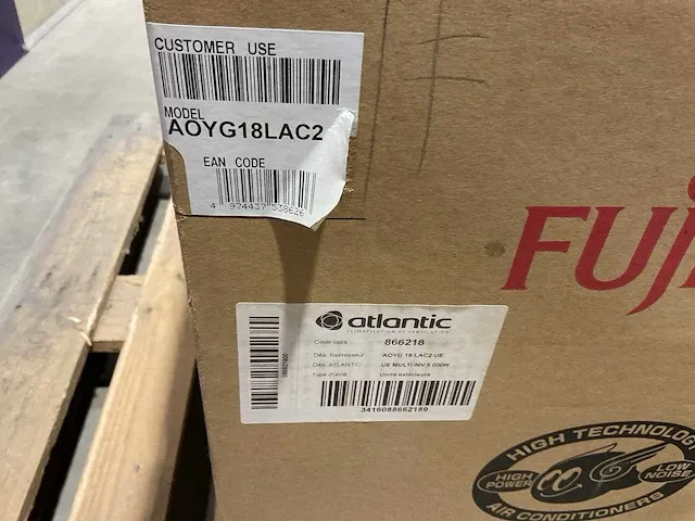 Fujitsu / gree aoyg18lac2/gwh09acc/gwh09aec airconditioning - afbeelding 5 van  5