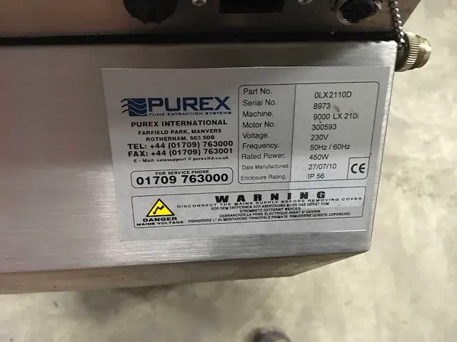 Fume/dust extraction unit - afbeelding 3 van  4