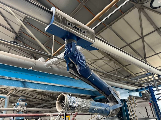 Fumex 3 dampafzuigslang met rails; - afbeelding 11 van  17