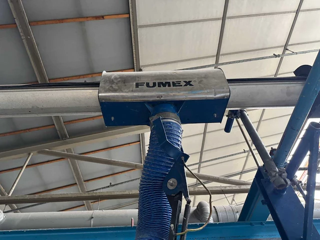 Fumex 3 dampafzuigslang met rails; - afbeelding 15 van  17